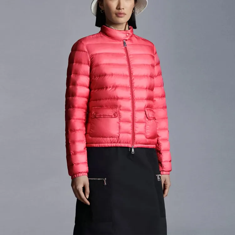 Moncler Lans Series Down Jackets Women's Pink-2