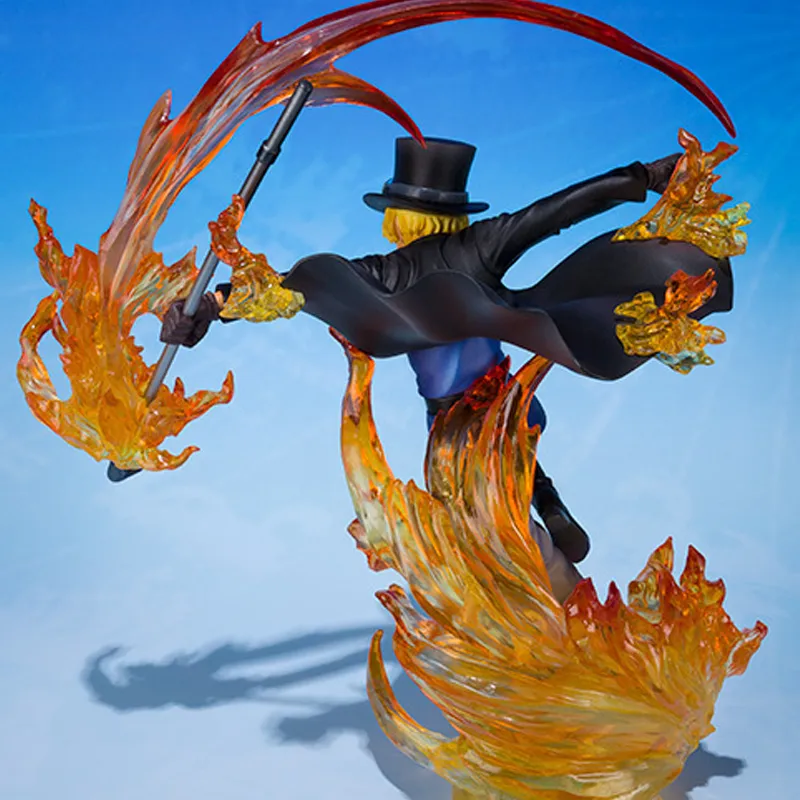 BANDAI Sabo Bandai Figurarts Zero One Piece Haki Scale Figures 19cm-4