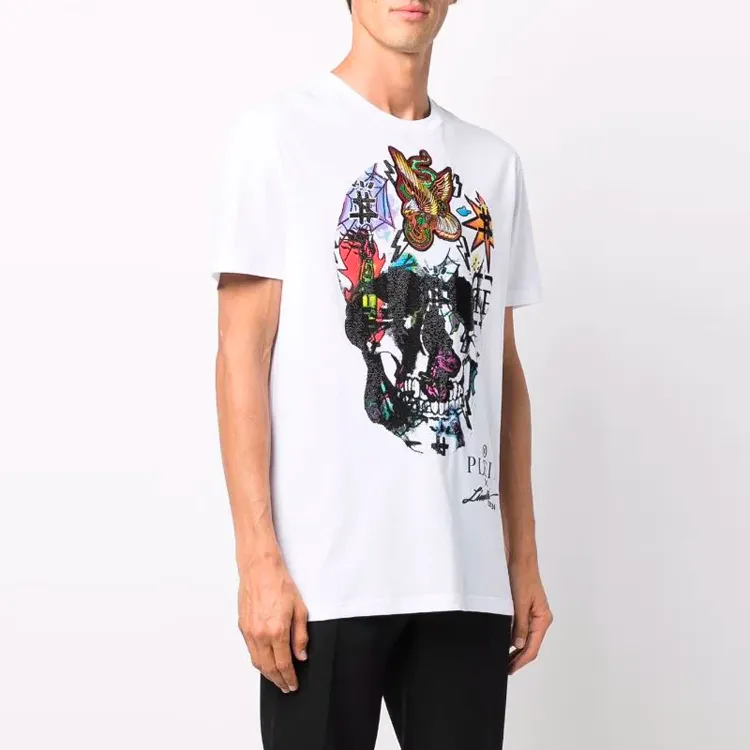 PHILIPP PLEIN T Shirts Unisex White-3