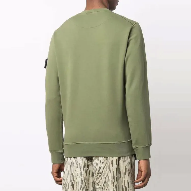 STONE ISLAND 75156 Garment Dyed Cotton Crewneck Sweatshirt-2