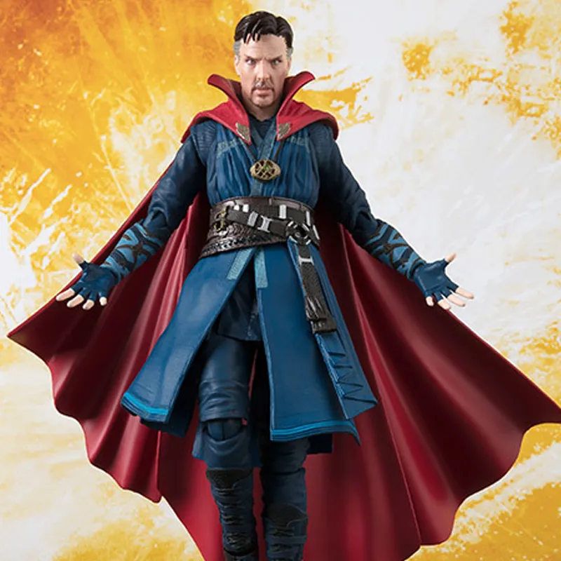 BANDAI S.H.Figuarts Doctor Strange And Burning Flame Set Action Figure Navy-4