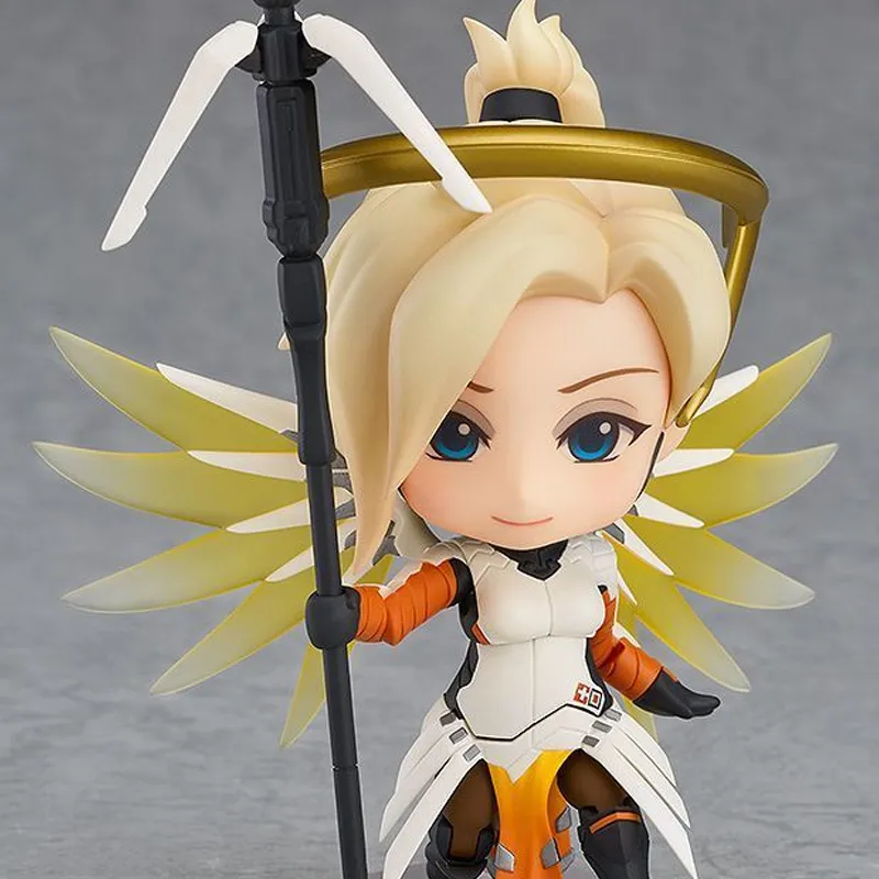 GSC Angel No. 790 Overwatch Angela Ziegler Nendoroid Chibi Figures 10cm-4