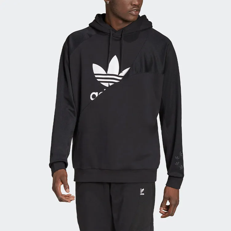 adidas originals Men's Adicolor French Terry Interlock Hoodie Black-1