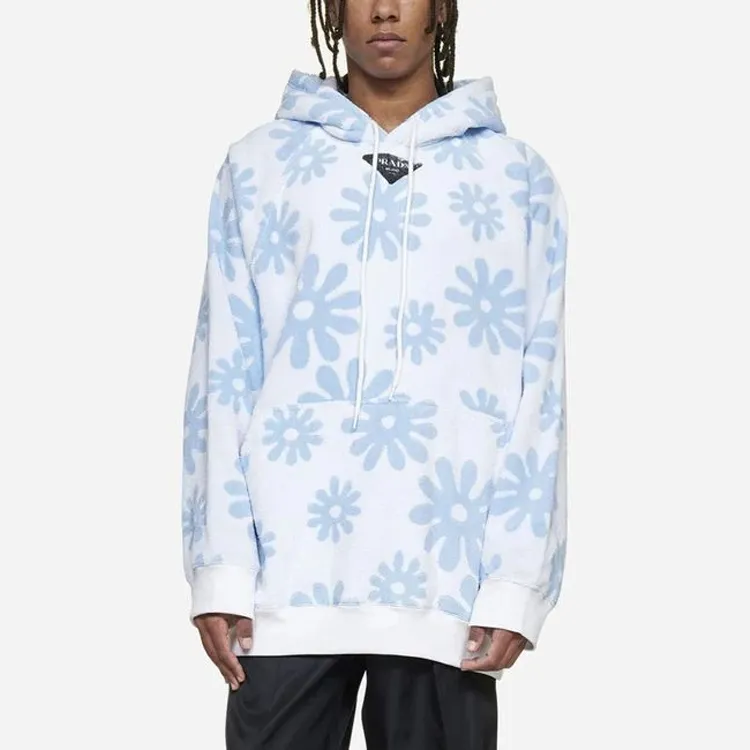 PRADA Floral Print Hoodie-5