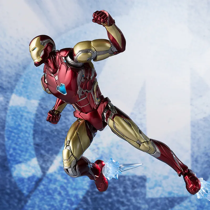 BANDAI Iron Man American Collection Shf Movie Avengers 4 Mk85 Action Figures-4
