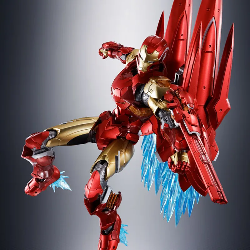 BANDAI Iron Man American Collection Shf Tech on Avengers Action Figures-4