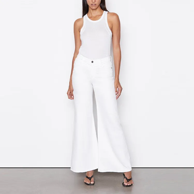 FRAME Le Palazzo High Rise Flared Jeans-1