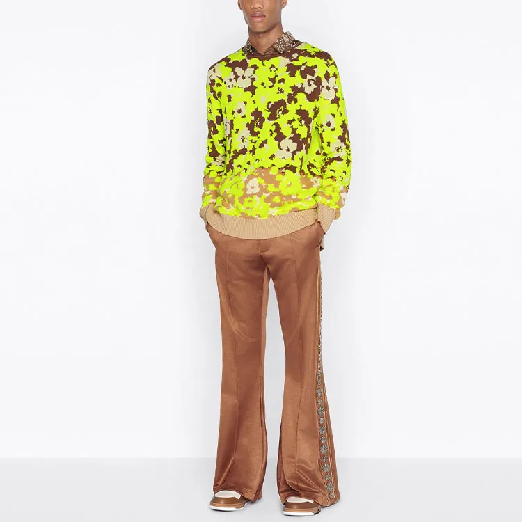 DIOR Quarterly New Products Sweaters Men Yellow-4