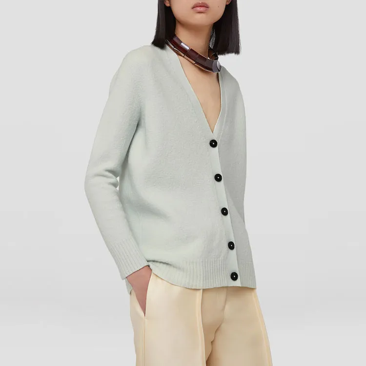 JIL SANDER SS22 Knitwear Women's Light Mint Green-4