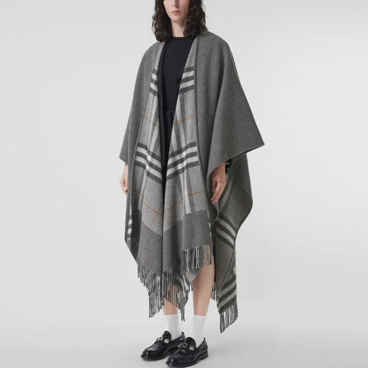 Burberry Cloaks Women's Gray-2