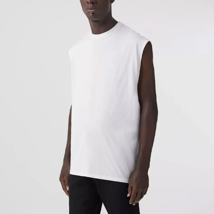 Burberry Sleeveless Cotton Oversized Top-2