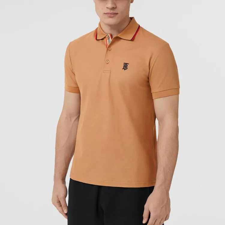 Burberry SS22 Polo Shirt Men's Camel-2