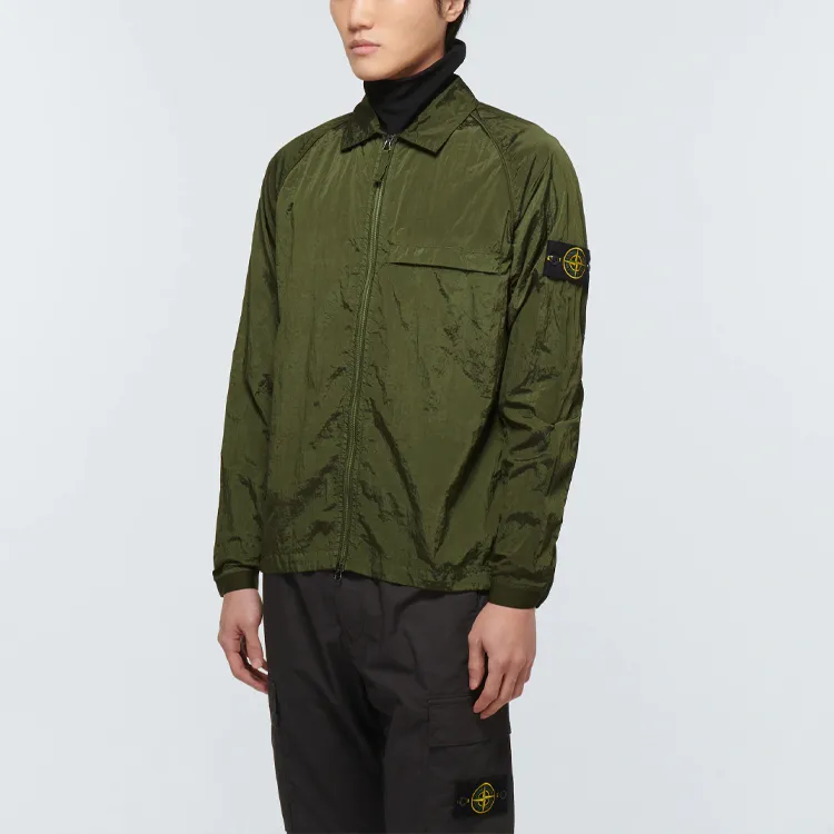 STONE ISLAND SS22 Jacket Fall Men's Army Green-2