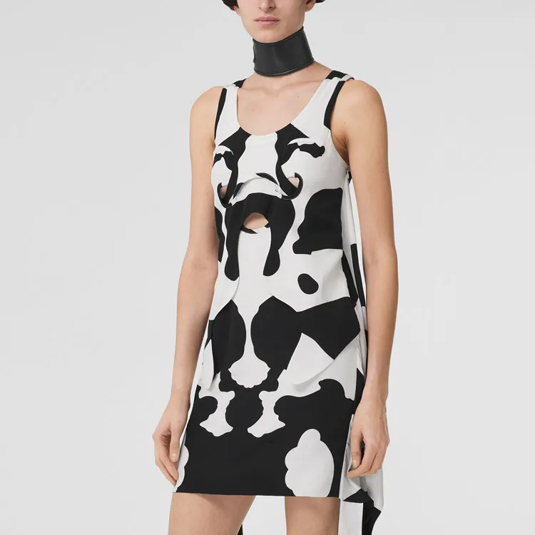 Burberry SS22 Sleeveless Dress Women's Black-2