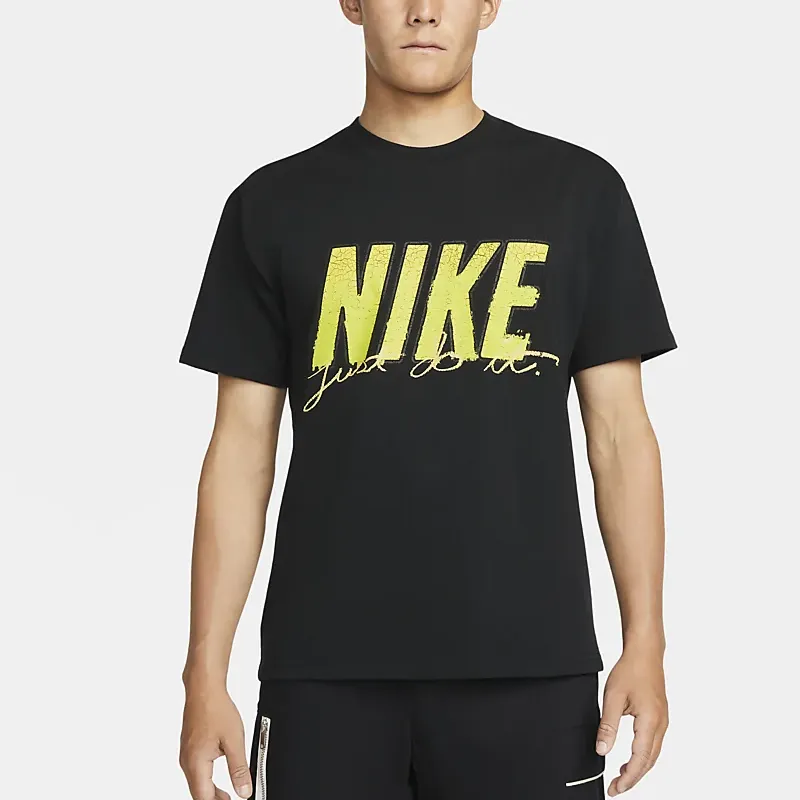 Nike T Shirts Men Black-3
