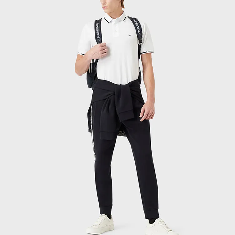 EMPORIO ARMANI SS22 Polo Shirt Men's White-1