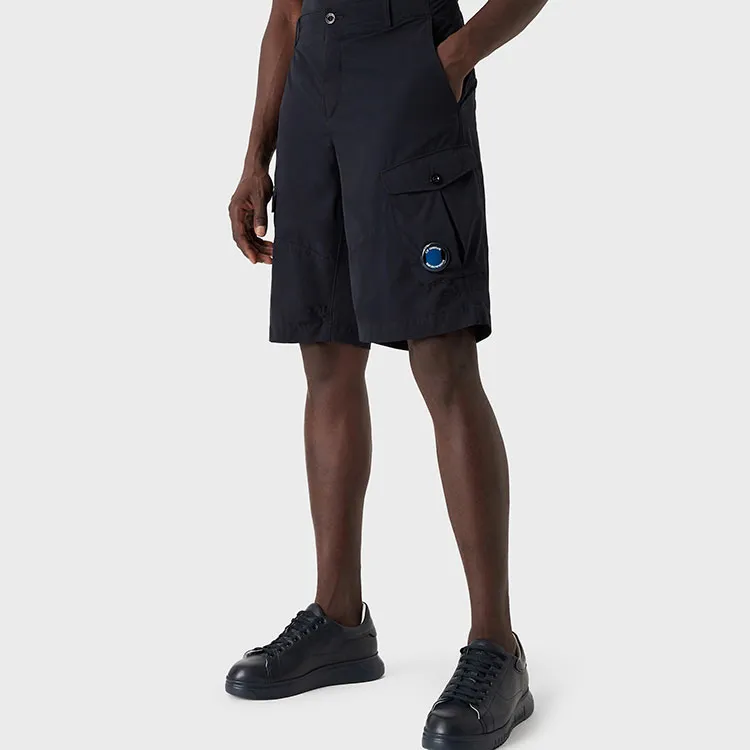 C.p.company X EMPORIO ARMANI Casual Shorts Men Black-2