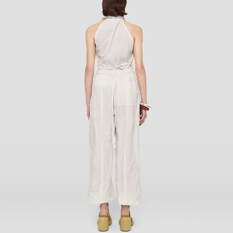 JIL SANDER Wide Leg Drawstring Trousers-2