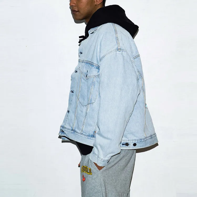 Levis Denim Jackets Men Blue-4