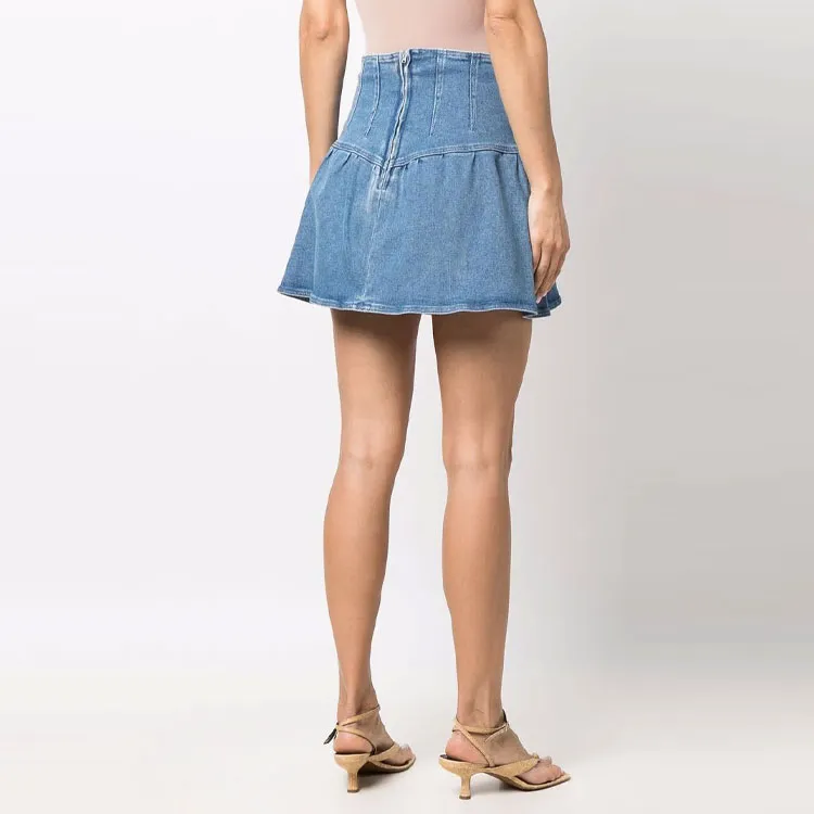 ISABEL MARANT Denim Short Skirts Women's Blue-3
