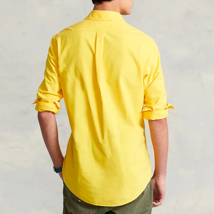 Polo Ralph Lauren Shirts Men Yellow-2