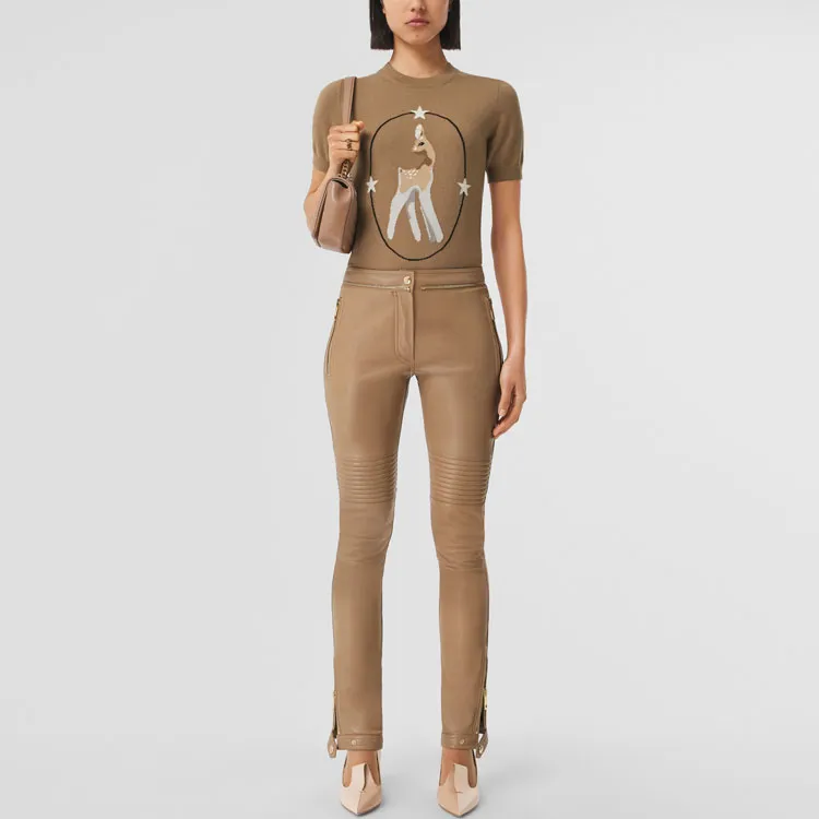 Burberry Loose Fit Sweater Women's Camel-1