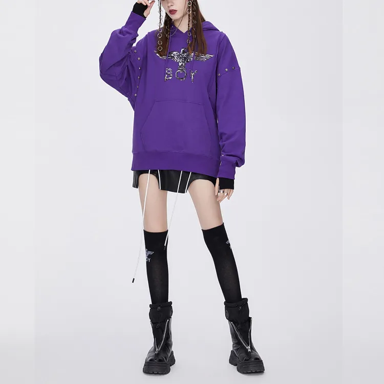 Boy London Sweatshirts Unisex Purple-2