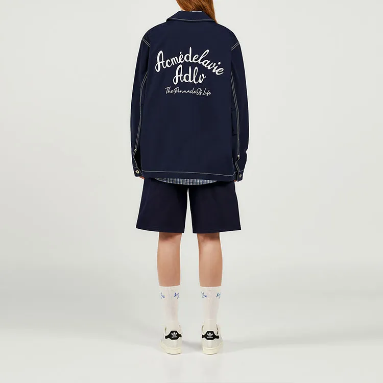 Acme De La Vie/ADLV SS22 Denim Jacket Unisex Navy-6