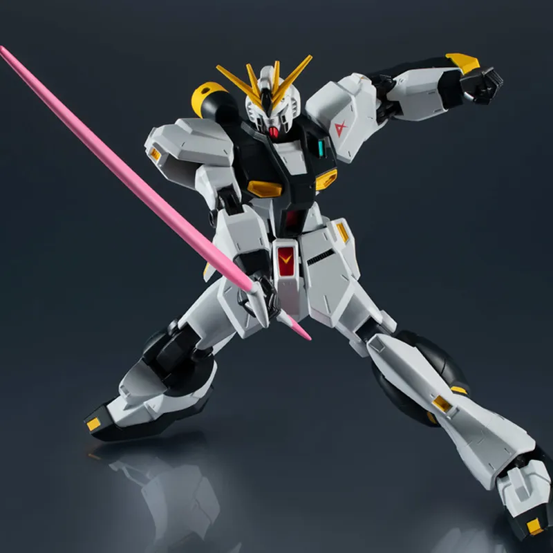 BANDAI Gundam Universe Mobile Suit Gundam Char's Counterattack RX 93 V Gundam Action Figure White-4