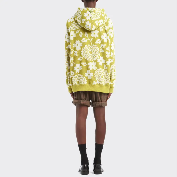 PRADA Floral Print Hoodie-2