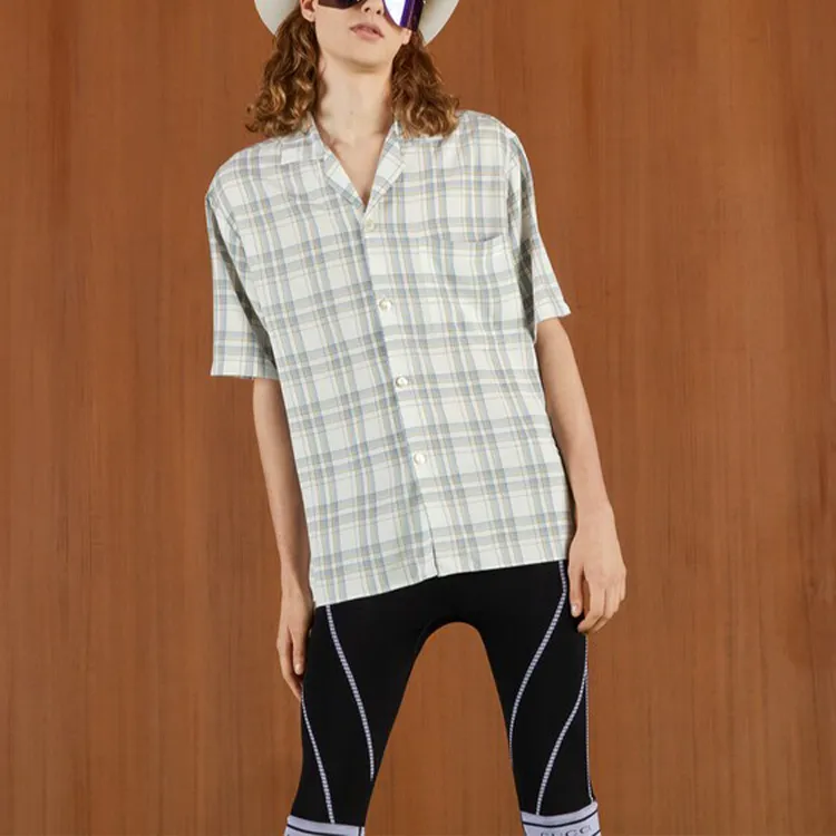 GUCCI Kariertes Bowling-Shirt-3