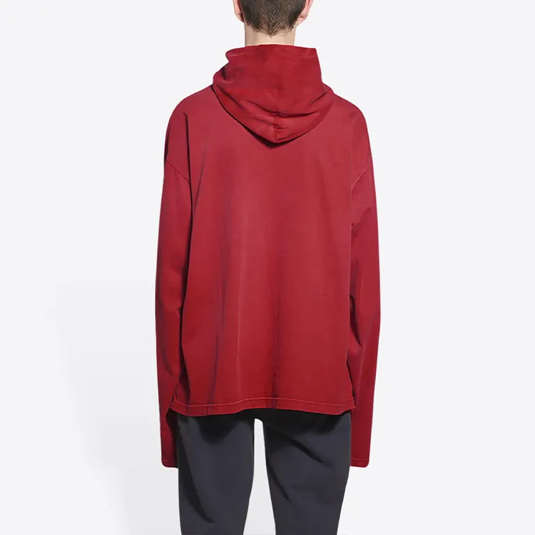 Balenciaga Sweatshirt Loose Fit Style Men's Red-3