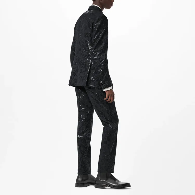 LOUIS VUITTON New Quarterly Products Of LV Business Suits Men Black-2