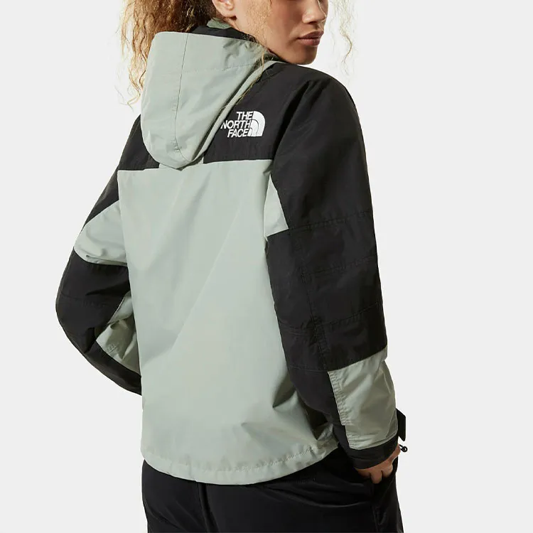 THE NORTH FACE Windbreaker Jackets Women's Gray Green-4