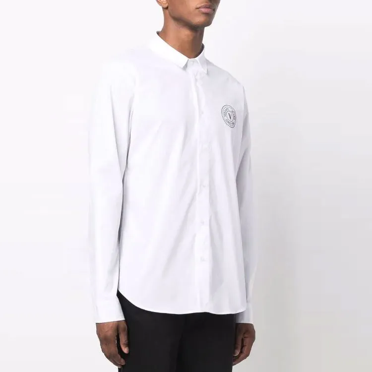 VERSACE JEANS COUTURE Shirts Men White-3