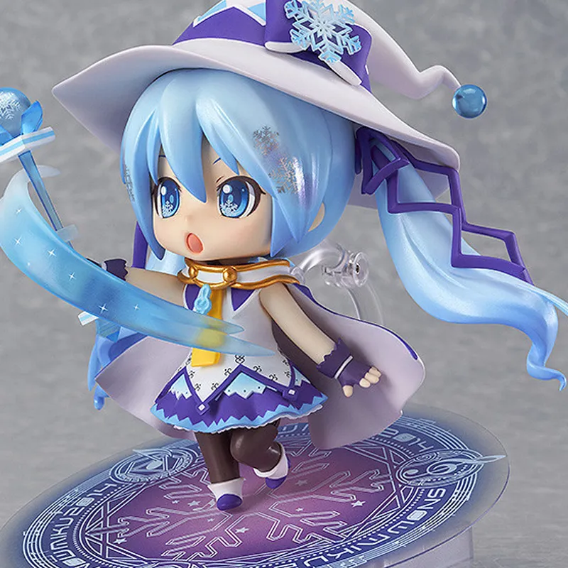 GSC Hatsune Miku No. 380 Snow Hatsune Miku Magical Snow Ver. Nendoroid Chibi Figures 10cm-4