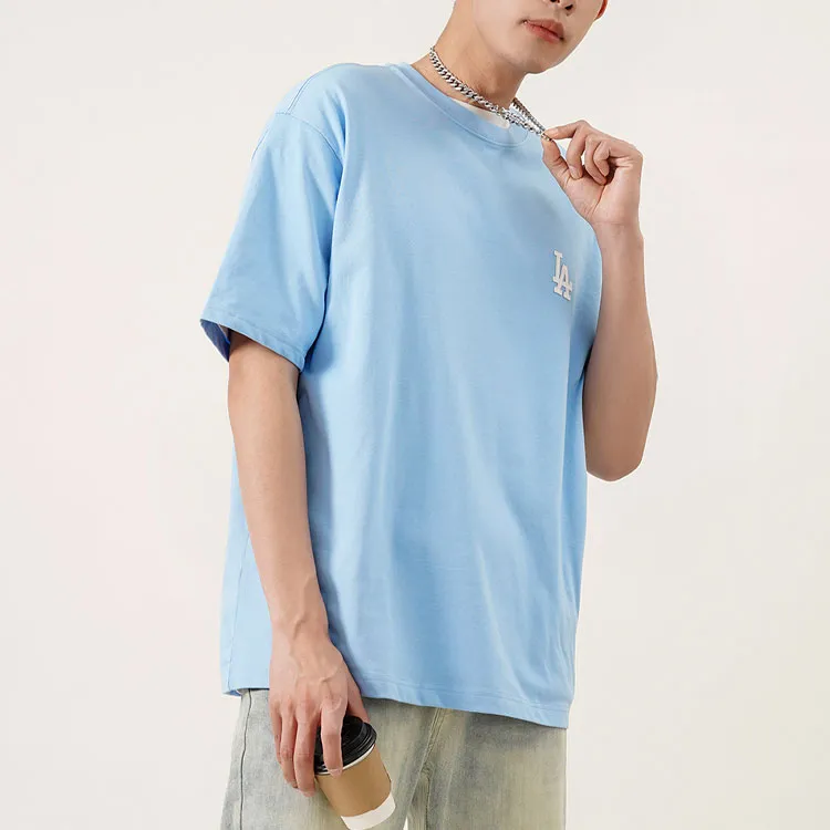 MLB Los Angeles Dodgers T Shirts Unisex Light Blue-3