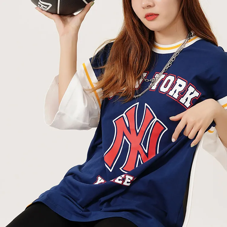 MLB T Shirt Unisex Light Navy Blue-5