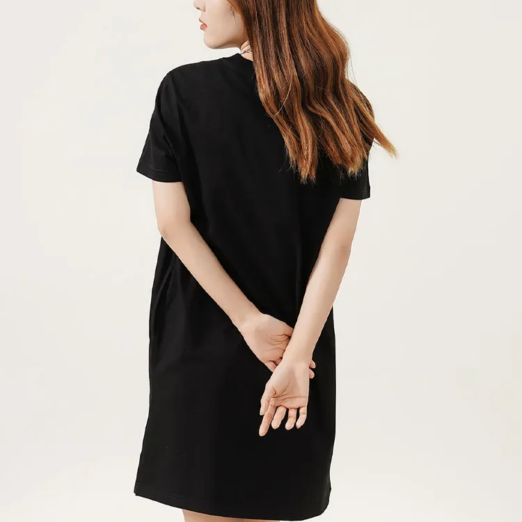 MLB Short Sleeved Dress Women's Black-5