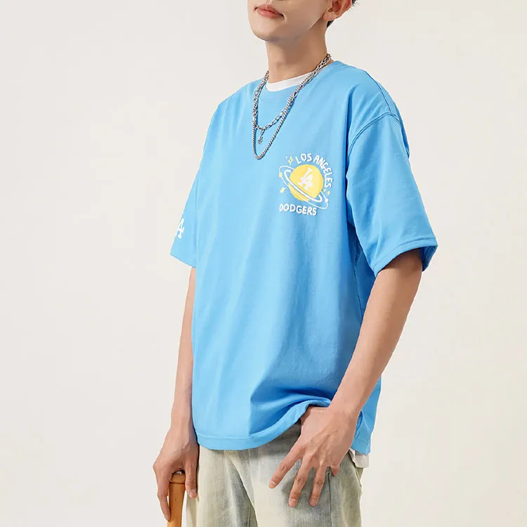 MLB T Shirt American Vintage, Dopamine Dressing Unisex Blue-5