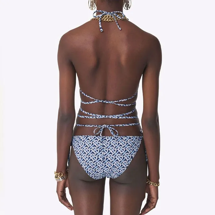 Burberry Women's Bikini Sapphire Blue-5