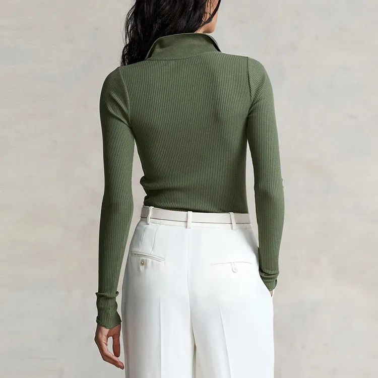 Polo Ralph Lauren SS22 Polo Shirt Women's Green-3