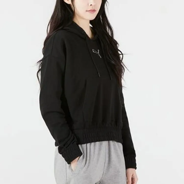 PUMA Sweatshirts Women's Black-3