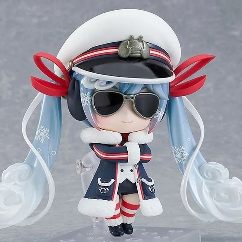 GSC Hatsune Miku No.1800 Snow Halation Grand Voyage Ver Nendoroid Chibi Figures 10cm-4