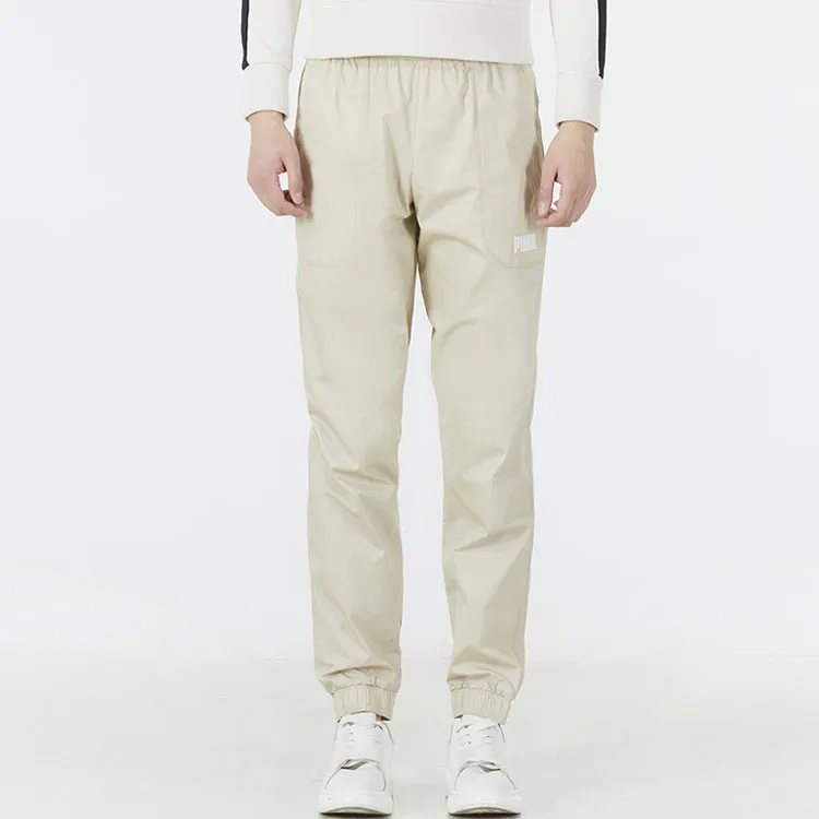 PUMA MODERN BASICS Knitted Sweatpants Men Beige-2