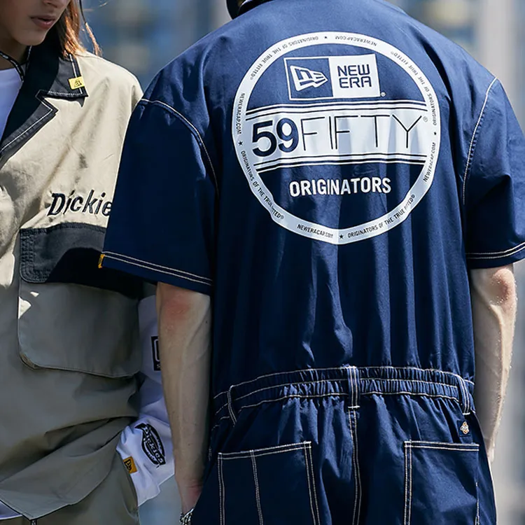 Dickies X New Era Shirts Unisex Navy Blue-3