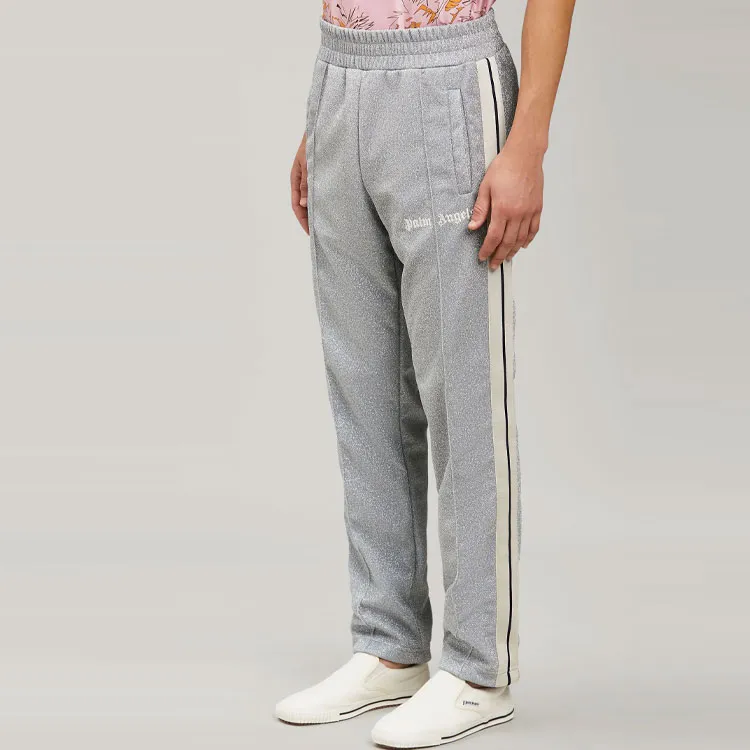 PALM ANGELS Lurex Track Pants-4