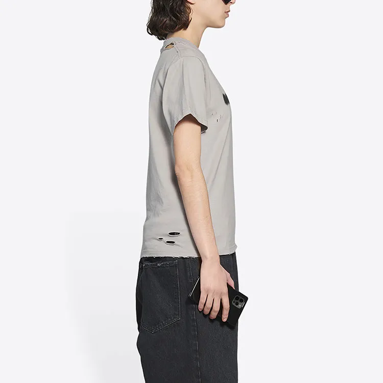 Balenciaga Blurry Logo Tee-5