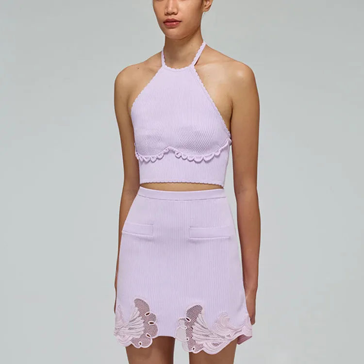 Self portrait Camisoles Women's Lilac-4