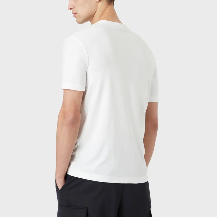 GIORGIO ARMANI T Shirts Men White-4